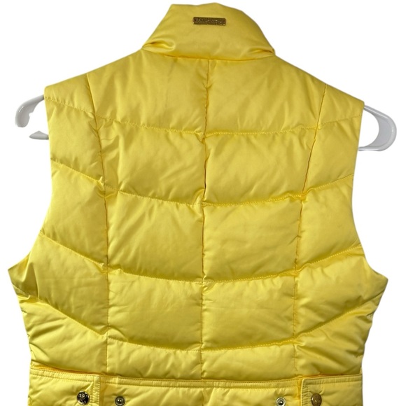 NEW Lily Pulitzer Lauren Down Feather Puffer Vest Starfruit Yellow Womens XS - Picture 5 of 16